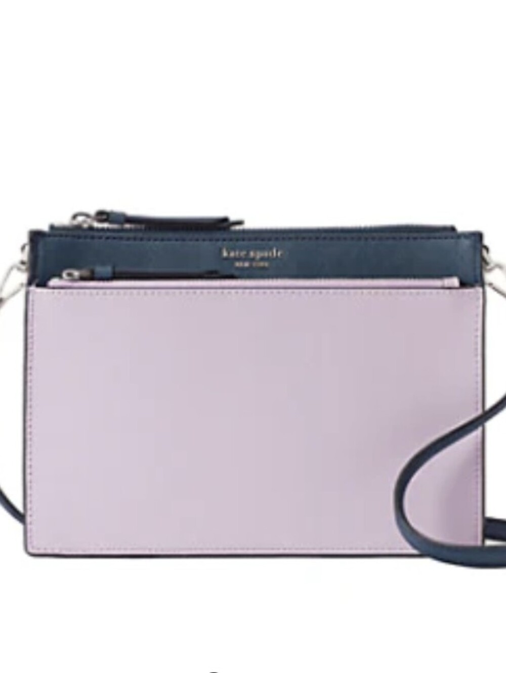 Kate Spade New York Colorblock Lavender Blue Crossbody